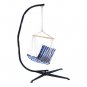 Sunnydaze Decor Hammock Stand for Hanging Chair Swings Black Steel Construction