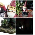 Sunnydaze Decor Sammy the Solar Lantern Gnome 29" Large for Garden Outside GIFT