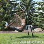 Hammock Chair Swing Mocha Hanging Soft Polyester Indoor Outdoor Camping 300 lbs