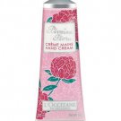L'Occitane Shea Butter Hand Cream Pivoine Flora 1 ounce for Normal Skin
