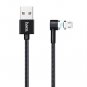 Hoco U20 1m Magnetic PVC L-type Micro USB to USB Data Sync Charging Cable