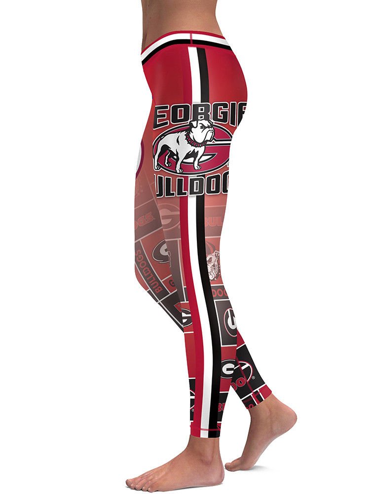 University Georgia Bulldogs Football Leggings