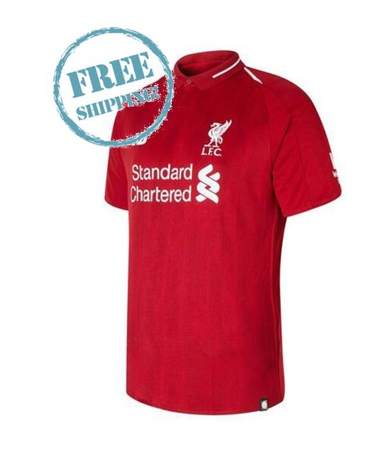 Custom Liverpool Jersey 2018/19 Men Home Football Soccer Shirt Red