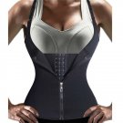 Corset Back Shoulder Strap Waist Trainer Slimming Belt Women Zipper Hook Body