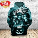 New Horror Philadelphia Eagles    Hoodie Football Team Sport Unisex Hoodie