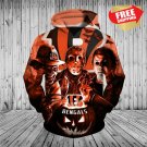 New Horror Cincinnati Bengals   Hoodie Football Team Sport Unisex Hoodie