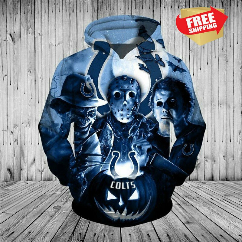 New Indianapolis Colts Horror Football Team Sport Hoodie (UNISEX)