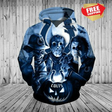 New Indianapolis Colts    Horror  Football Team Sport Hoodie (UNISEX)