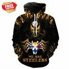 Horror Pittsburgh Steelers Football Team Sport Hoodie With Hat