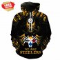 Horror Pittsburgh Steelers Football Team Sport Hoodie With Hat