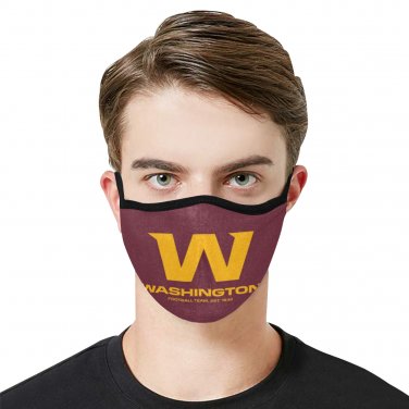 New Washington  Football Face Mask Reusable PM2.5 Filter Anti Dust