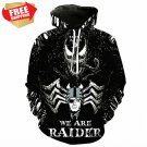 Horror  Raiders Nation Football Team Sport Hoodie With Hat