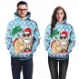 Winter Unisex  Hoodies Plus Size Christmas Fashion 3D Print Hooded