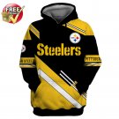 New-D Steeler   Football Team Sport Hoodie (UNISEX)