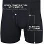 New 10 Pack Gildan Men's Covered Waistband Boxer Briefs, Multipack