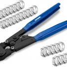 LOKMAN PEX Tool Clamp Cinch Crimp Tool for Stainless Steel Clamps from 3/8 - 1"