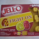 Fight On USC Trojan Jell-O Jigglers Mold Kit 2 Strawberry & 2 Lemon Jell-O NNB