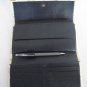 Vintage Genuine MCM White/Navy Women's Trifold Wallet Pre-Owned Munich Germany