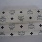 Vintage Genuine MCM White/Navy Women's Trifold Wallet Pre-Owned Munich Germany