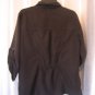 Chico's Women's Black Snap Down Light Shirt/Jacket Long Sleeve Sz 2 Pre-Owned