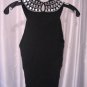 White House Black Market Women's Beaded Sleeveless Knit Shirt Sz M NWWT