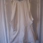 Adrienne Vittadini Studio Women's White Ruffle Sleeveless Shirt Sz XL NWWT
