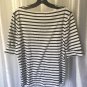 Lauren Ralph Lauren Women's Navy & White Striped 100%Cotton Shirt/Top Sz XL NWWT