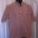 Reyn Spooner Commemorative Classics Men's Red/Blue Hawaiian Shirt Sz L Pre-Owned