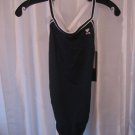 TYR Diamondback Junior Size One Piece Swimsuit Bathing Suit Navy/White Sz 38 New