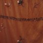 KC Gold Junior Size Copper Brown Sequin Elastic Wais Knee Length Skirt Sz S NWNT