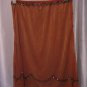 KC Gold Junior Size Copper Brown Sequin Elastic Wais Knee Length Skirt Sz S NWNT