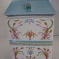 Vintage Lenox Village Fine Porcelain Blue/White Flour Bake Shoppe Canister 1990
