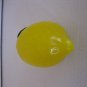 Vintage Hand Blown Glass Life Size Fruit Yellow/Green Lemon 5.5 in.L. Pre-Owned