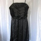S.L. Fashions Women's Junior Size Black Strap or Strapless Dress w/Belt Sz 10 NW