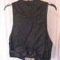 Vintage Express Women's Floral Tapestry Button Down Vest Sz M 70%Cotton PreOwned