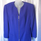 Vintage Bicci Florine Wachter Women's Purple 2 Piece Pant Suit Set SZ 16 Pre-Own