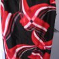 TYR Black/Red/White Tye Dye Print Competitive Swim/Bathing Suit Sz 38 L NWT