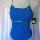Nike Blue & Green Women's One Piece Swim/Bathing Suit Sz 14 NWT 053474264041