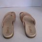 Born F19016 Women's Tan Leather Slip on Sandal Shoes CQA17 Sz 8 Pre-Owned