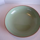 Romertope Terra Rosa Reco Large Green Pottery Bowl 12 1/2in.R x 4in.D Pre-Owned