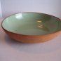 Romertope Terra Rosa Reco Large Green Pottery Bowl 12 1/2in.R x 4in.D Pre-Owned