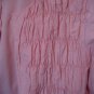 Chico's Women's Blush Pink Lined Open Front Jacket 40% Cotton Sz 2 Pre-Owned