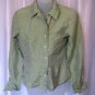 Ann Taylor Women's 100% Silk Green Long Sleeve Blouse/Shirt Sz 4 Pre-Owned