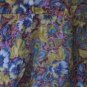 Protest Junior Size Button Down Short Sleeve Blouse Top Sz M Pre-Owned 100% Silk