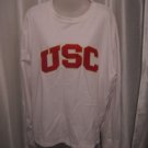 Campus Drive Women's USC Trojans White Long Sleeve Shirt Sz XXL 100% Cotton