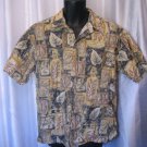 Cooke Street Men's Hawaiian Button Down Shirt Sz L Pre-Owned 100% Cotton Hawaii