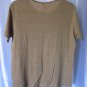 White Stag Women's Gold Short Sleeve T Shirt Style Top Sz 12/14 New No Tag