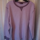 Gloria Vandebilt Lilac Cozy Weekender Crew Top Sz XL NWWT 80%Cotton/20%Polyester