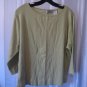 Carolyn Taylor Essentials Women's Celery Green Long Sleeve Shirt Sz XL NWWT