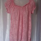 American City Wear Junior Size Pink Short Sleeve Shirt Sz 1X  NWWT Made in USA